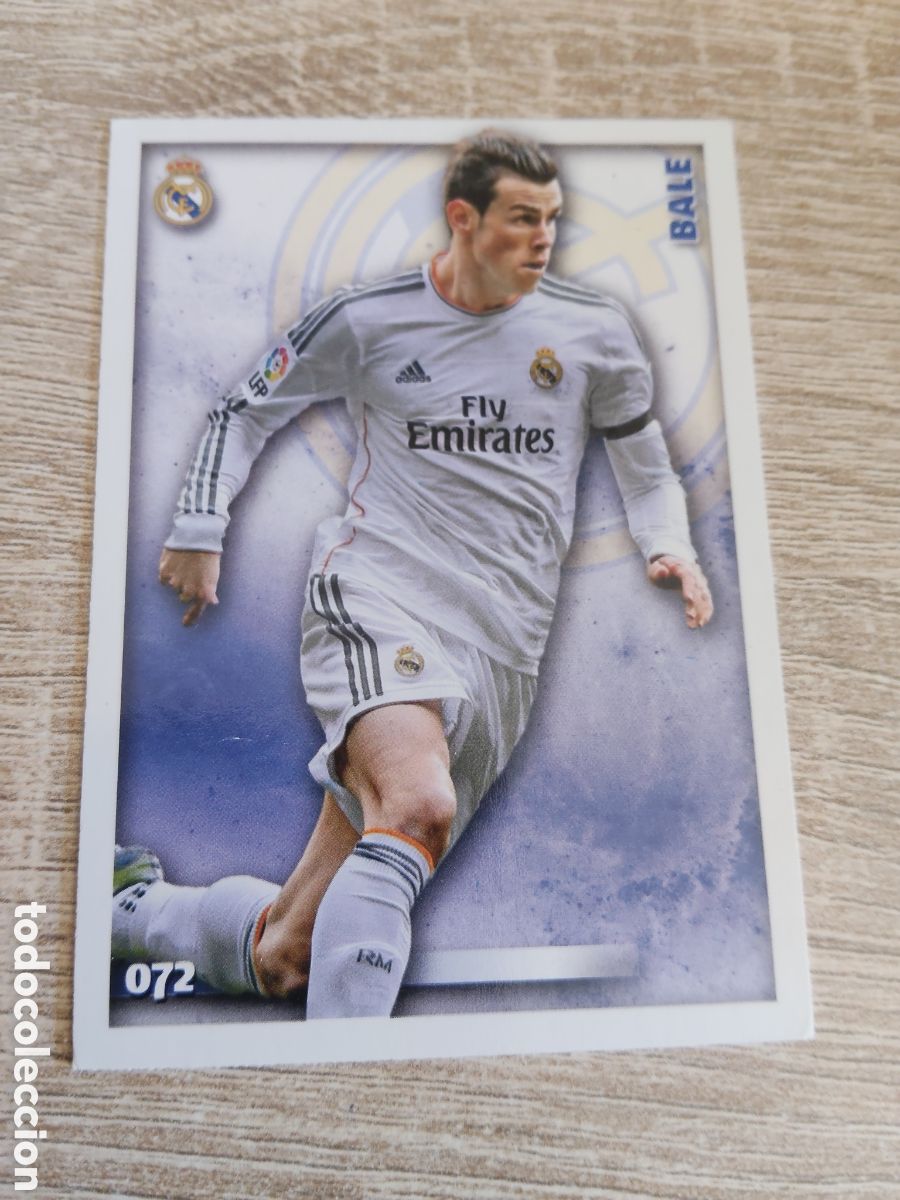 Cromos de f&uacute;tbol: Mundicromo las fichas de la liga 2015 72 Bale mate