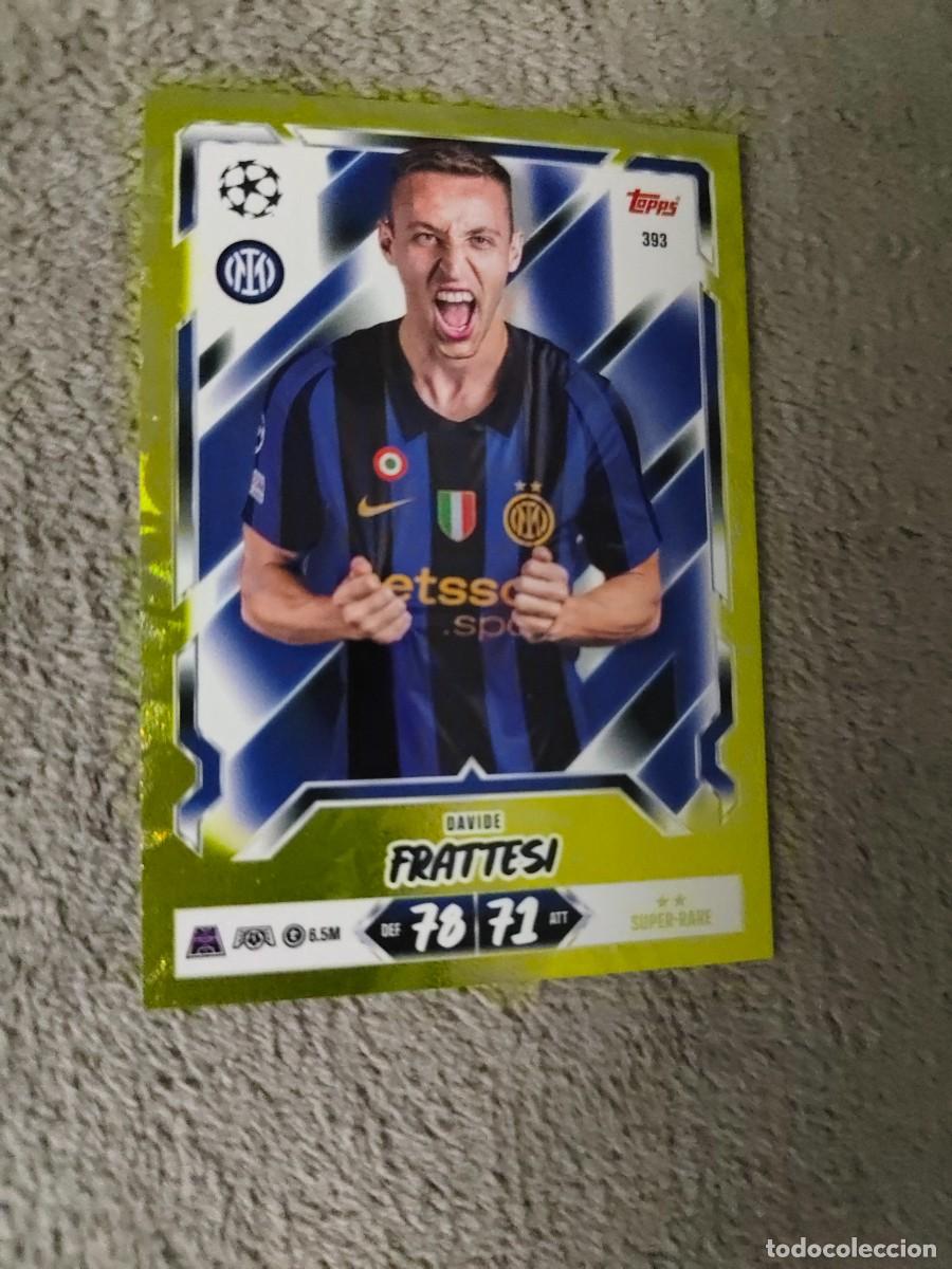 Cromos de f&uacute;tbol: 393 MATCH ATTAX 26/27 FRATTESI INTERNAZIONALE MILANO PARALELA AMARILLA SUPER RARE 2026 2027 TOPPS A