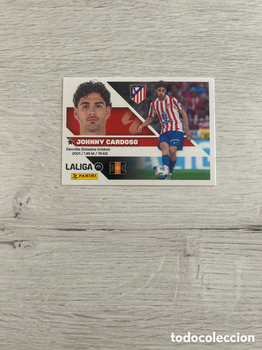 Cromos de f&uacute;tbol: Johnny Cardoso 13 Atl&eacute;tico de Madrid Liga Este 2026/27 26-27 Panini
