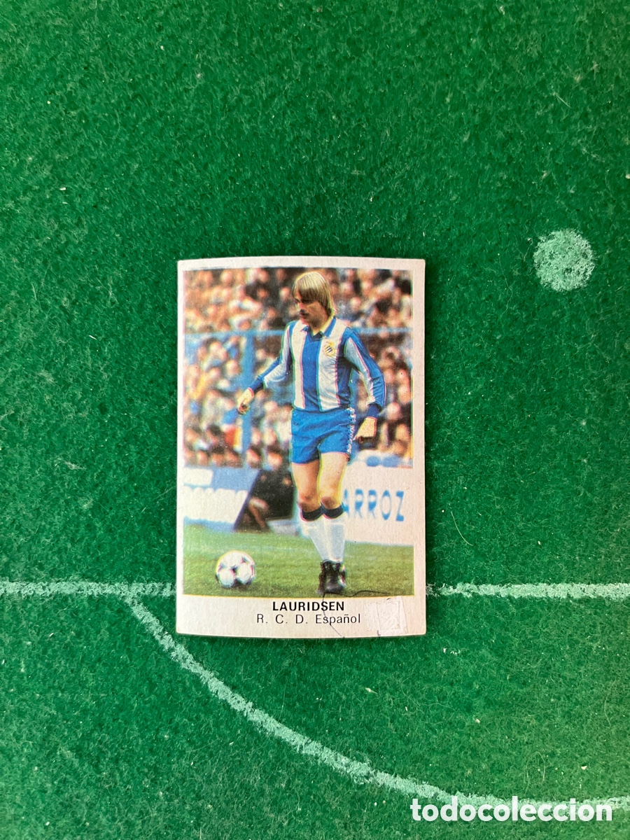 Cromos de f&uacute;tbol: LAURIDSEN ESPANYOL F&Uacute;TBOL 84 1984 CROMOS CANO RECUPERADO