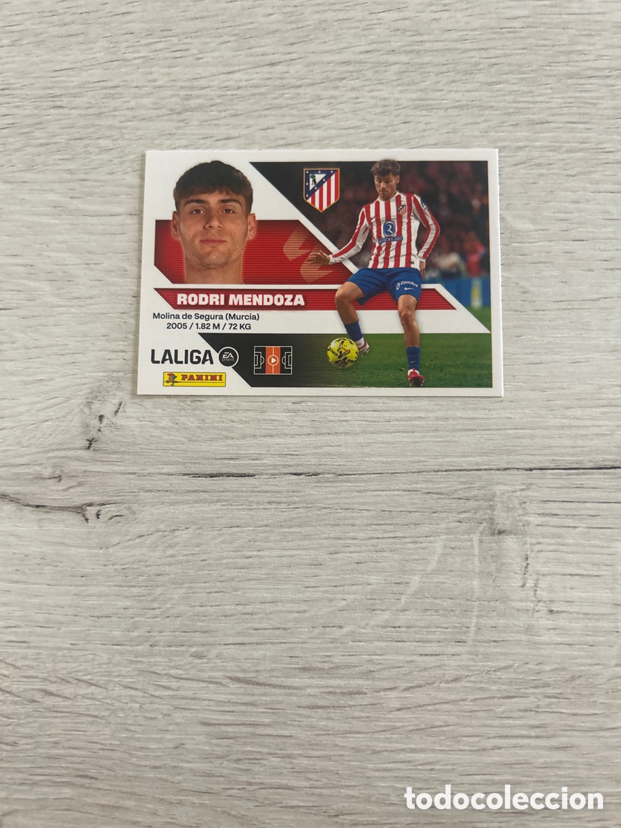 Cromos de f&uacute;tbol: Rodri Mendoza 14A 14 A Atl&eacute;tico de Madrid Liga Este 2026/27 26-27 Panini