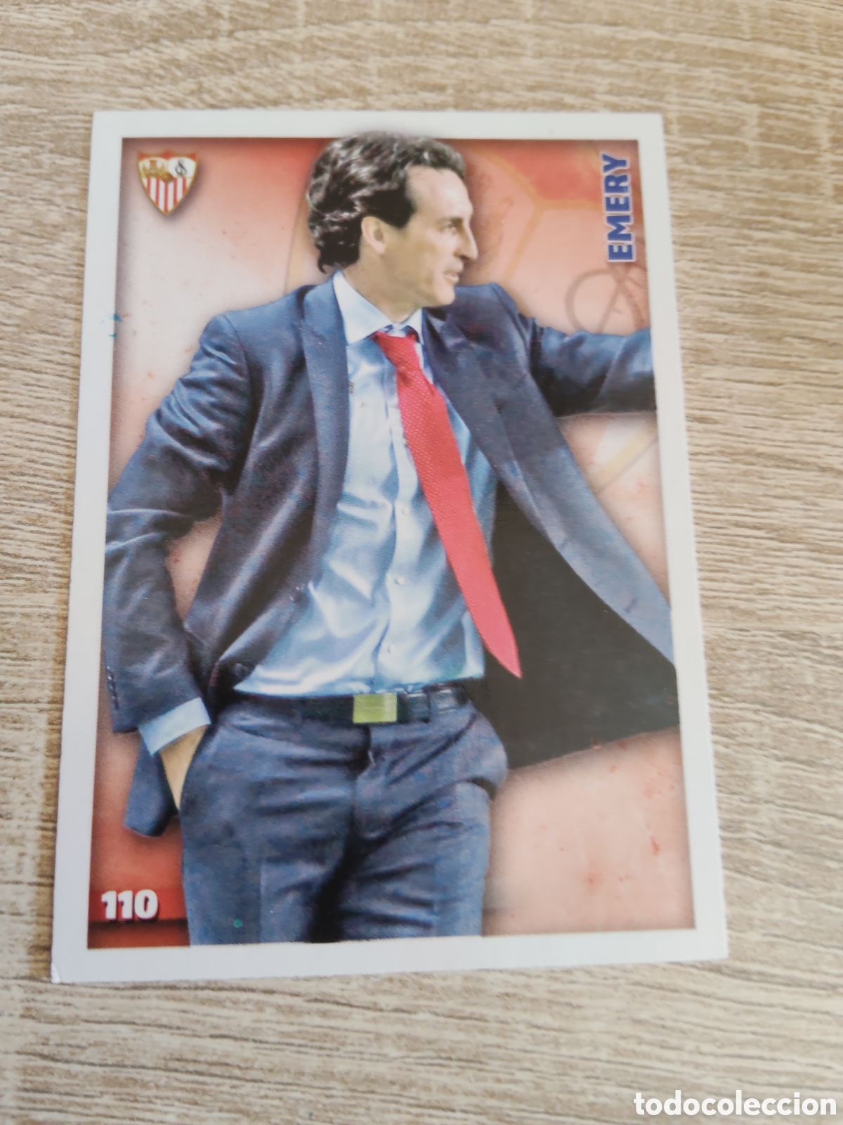 Cromos de f&uacute;tbol: Mundicromo las fichas de la liga 2015 110 Emery Sevilla