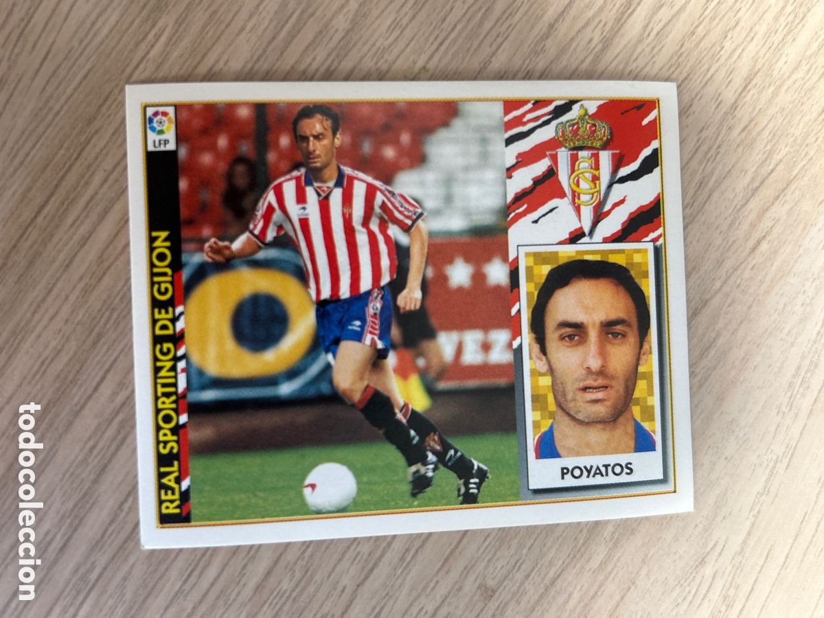 Cromos de f&uacute;tbol: POYATOS COLOCA SPORTING DE GIJON EDICIONES ESTE 97 98 1997 1998 NUNCA PEGADO SIN PEGAR
