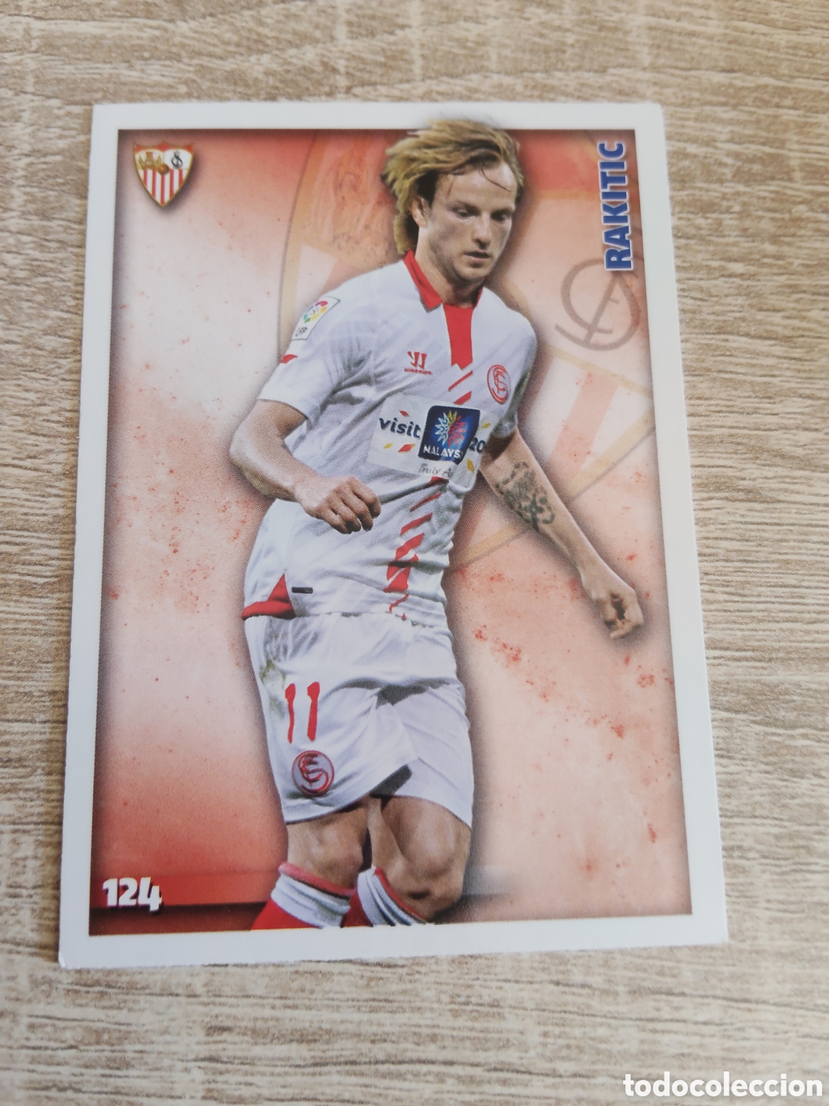 Cromos de f&uacute;tbol: Mundicromo las fichas de la liga 2015 124 Rakitic baja Sevilla