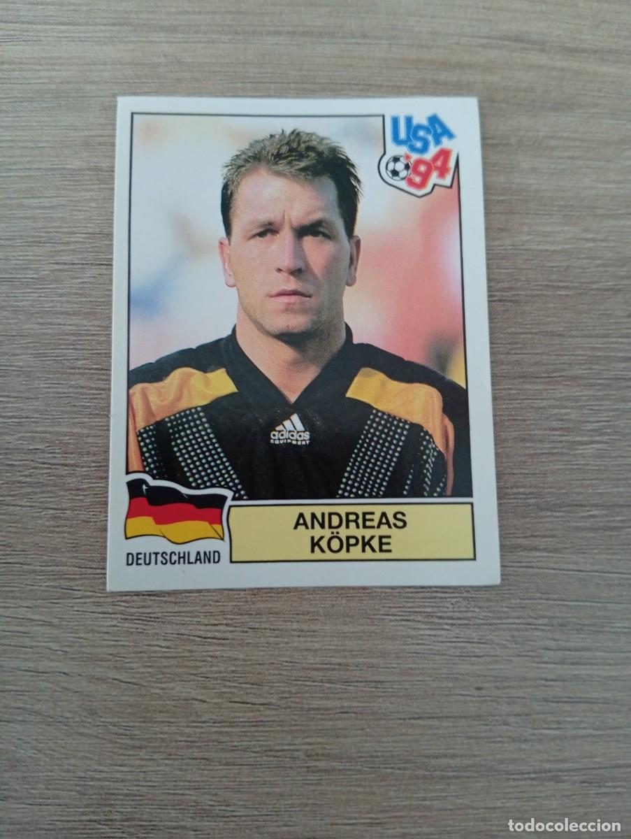 Cromos de f&uacute;tbol: ANDREAS KOPKE 186 ALEMANIA MUNDIAL USA 94 1994 SIN PEGAR NUNCA PEGADO