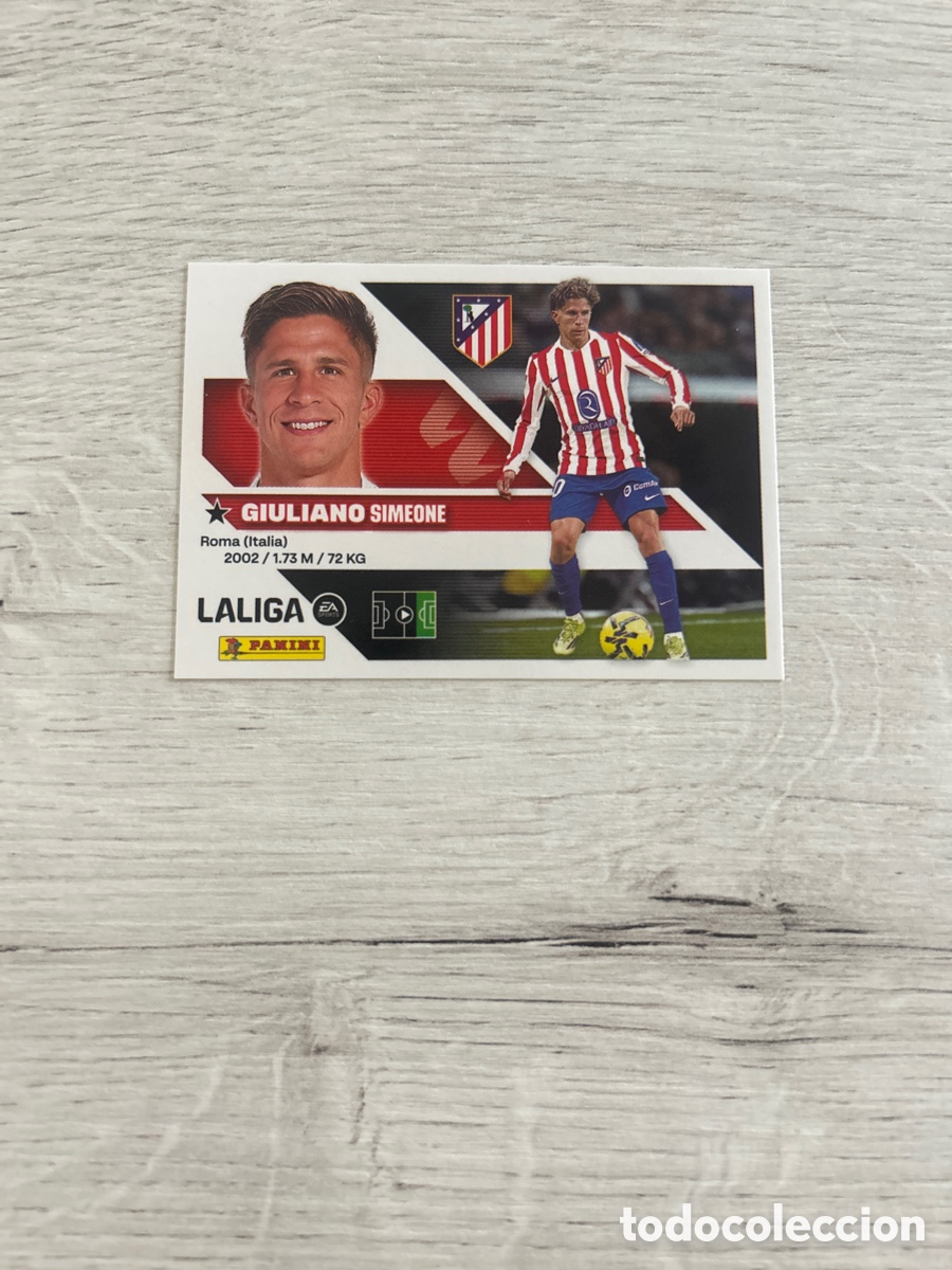 Cromos de f&uacute;tbol: Giuliano 17 Atl&eacute;tico de Madrid Liga Este 2026/27 26-27 Panini