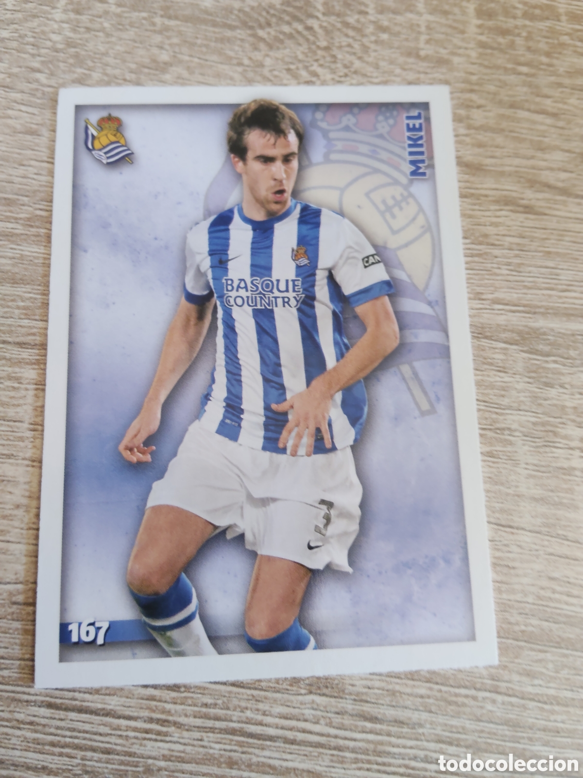 Cromos de f&uacute;tbol: Mundicromo las fichas de la liga 2015 167 Mikel Real Sociedad