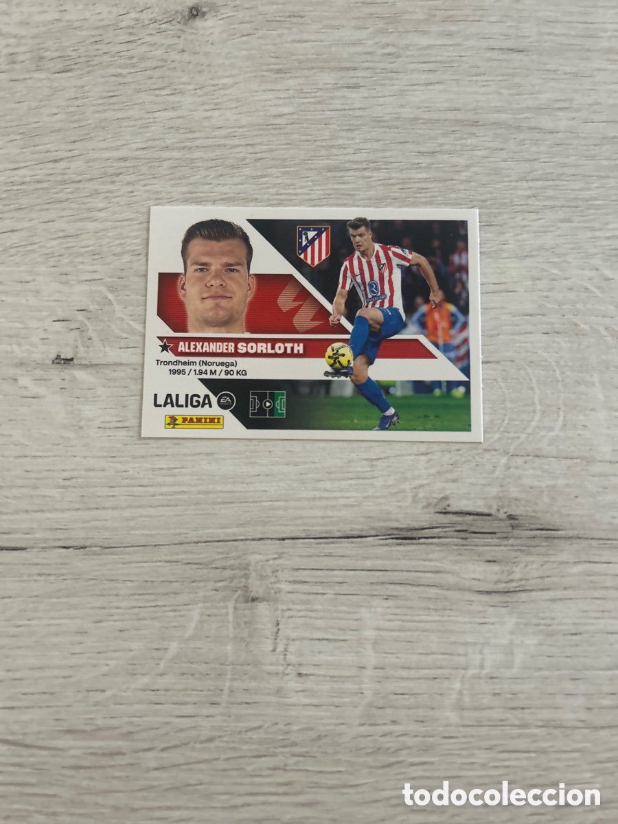 Cromos de f&uacute;tbol: Sorloth 19 Atl&eacute;tico de Madrid Liga Este 2026/27 26-27 Panini