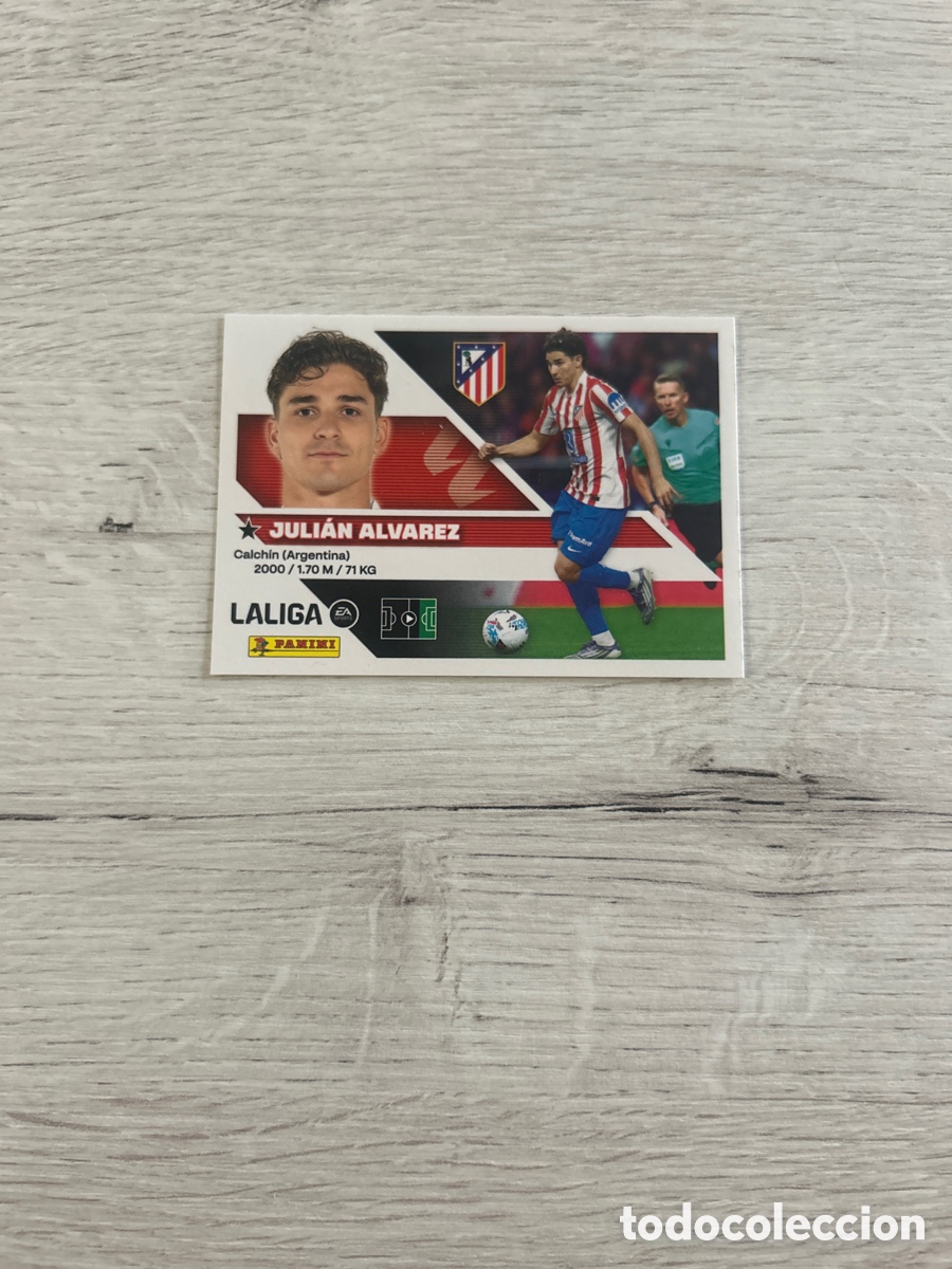 Cromos de f&uacute;tbol: Juli&aacute;n &Aacute;lvarez 20 Atl&eacute;tico de Madrid Liga Este 2026/27 26-27 Panini