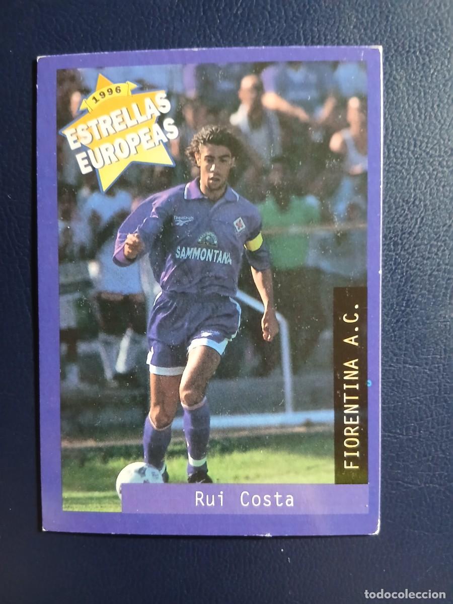 Cromos de f&uacute;tbol: 100 RUI COSTA (FIORENTINA) ESTRELLAS EUROPEAS 1996 PANINI