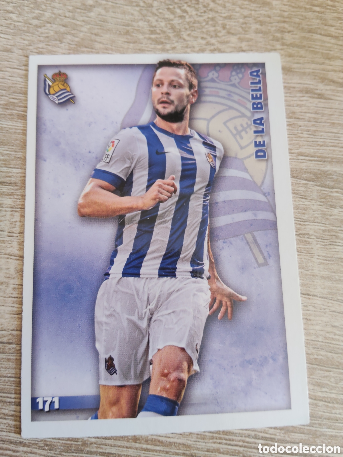 Cromos de f&uacute;tbol: Mundicromo las fichas de la liga 2015 171 DeLa Bella Real Sociedad
