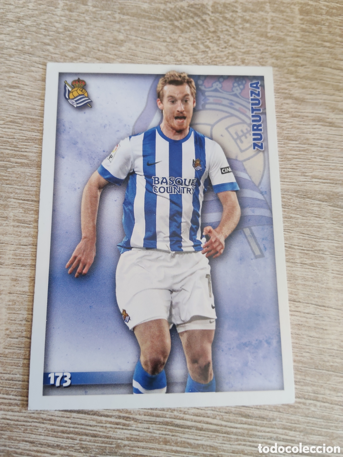 Cromos de f&uacute;tbol: Mundicromo las fichas de la liga 2015 173 Zurutuza Real Sociedad