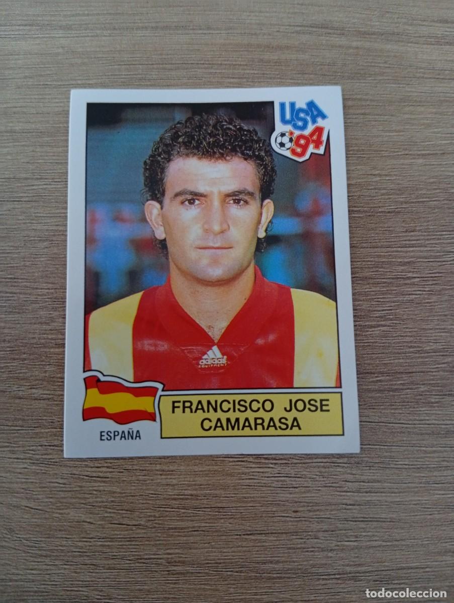 Cromos de f&uacute;tbol: FRANCISCO JOSE CAMARASA 189 ESPA&Ntilde;A MUNDIAL USA 94 1994 SIN PEGAR NUNCA PEGADO