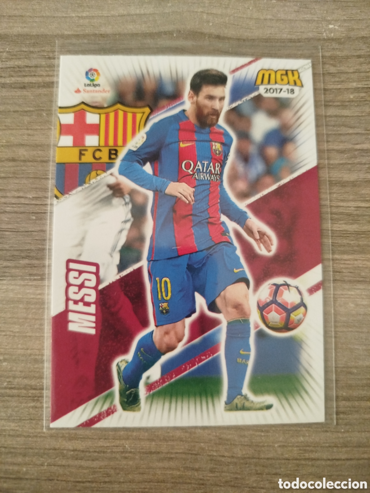 Cromos de f&uacute;tbol: Megacracks 2017/18.F.C.BARCELONA.MESSI (N&deg;96).
