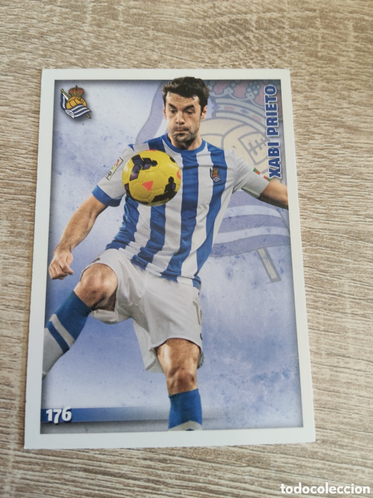 Cromos de f&uacute;tbol: Mundicromo las fichas de la liga 2015 176 Xabi Prieto mate
