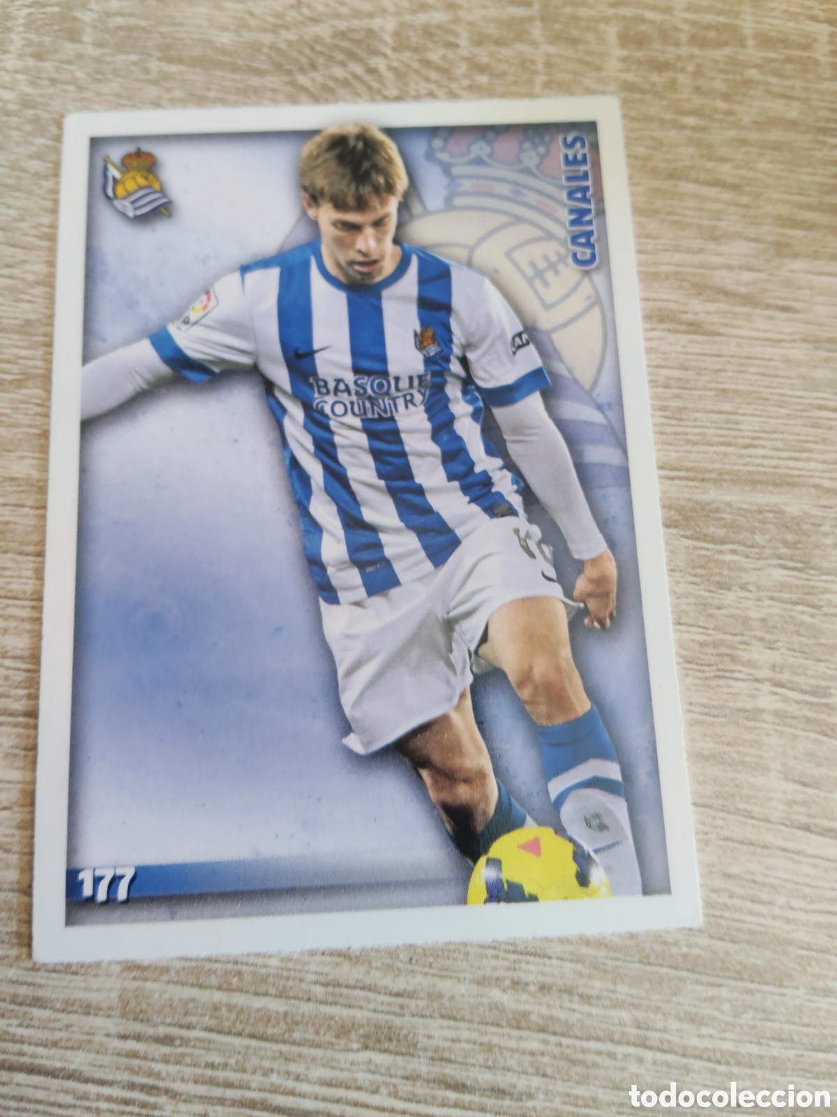 Cromos de f&uacute;tbol: Mundicromo las fichas de la liga 2015 177 Canales Real Sociedad