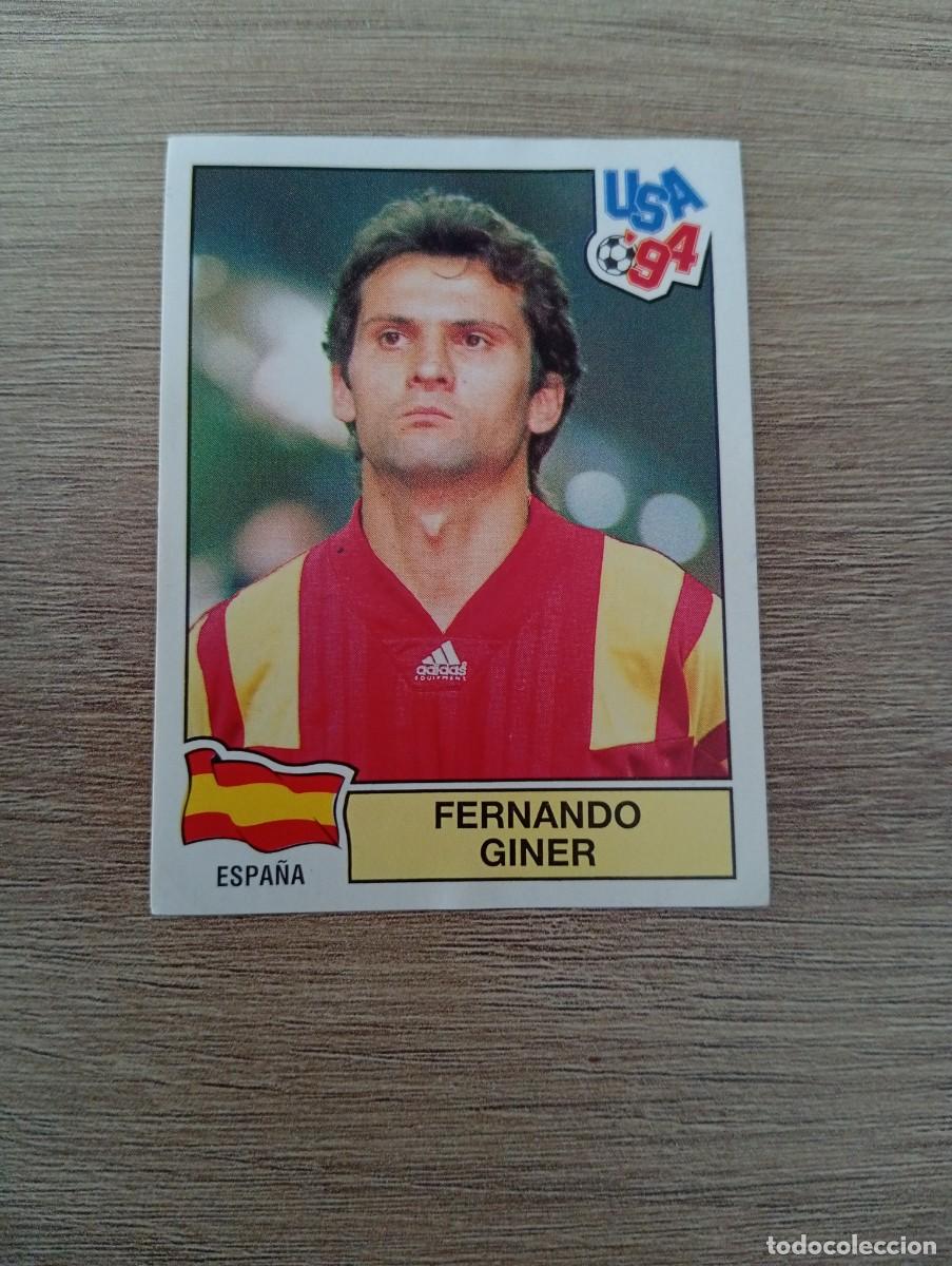 Figurine di Calcio: FERNANDO GINER 192 ESPA&Ntilde;A MUNDIAL USA 94 1994 SIN PEGAR NUNCA PEGADO