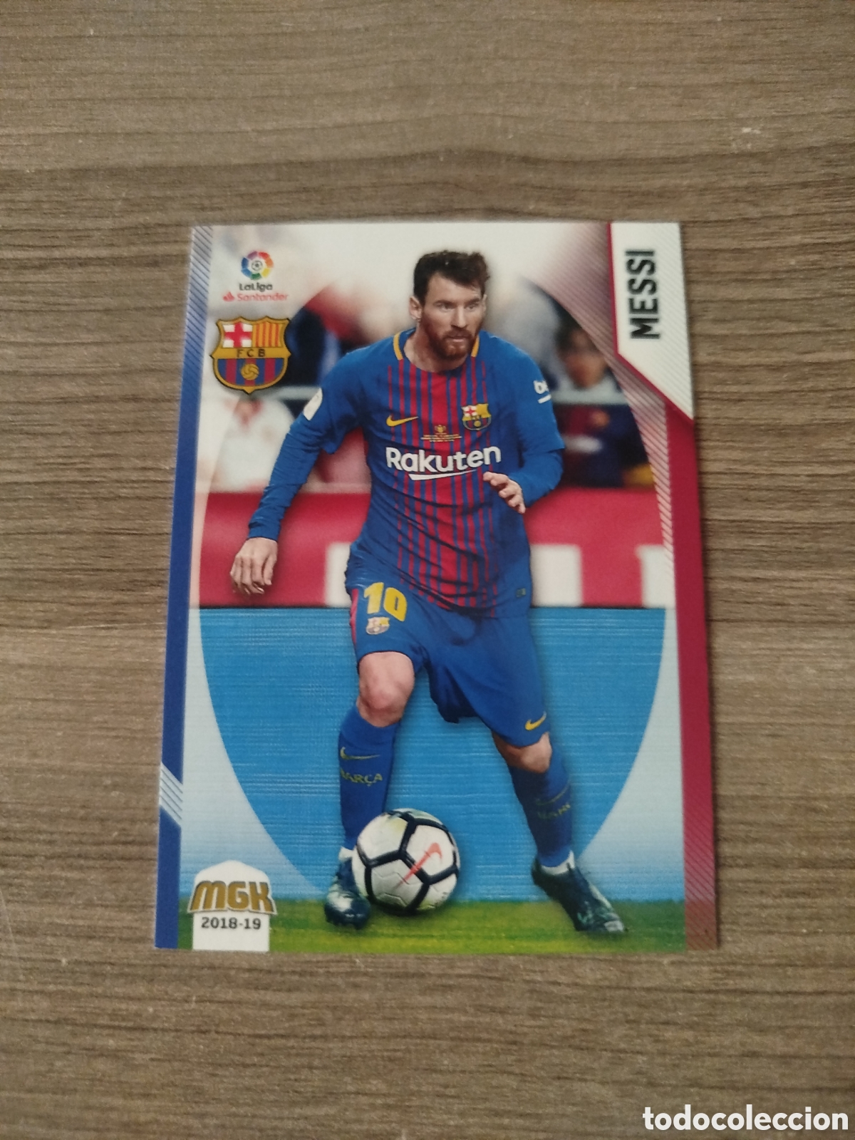 Figurine di Calcio: Megacracks 2018/19.F.C.BARCELONA.MESSI (N&deg;100).