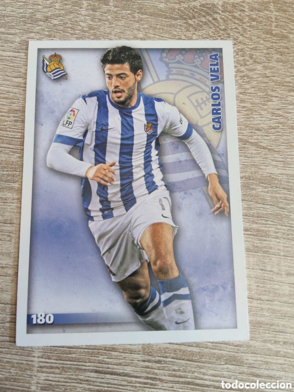 Cromos de f&uacute;tbol: Mundicromo las fichas de la liga 2015 180 Carlos Vela Real Sociedad