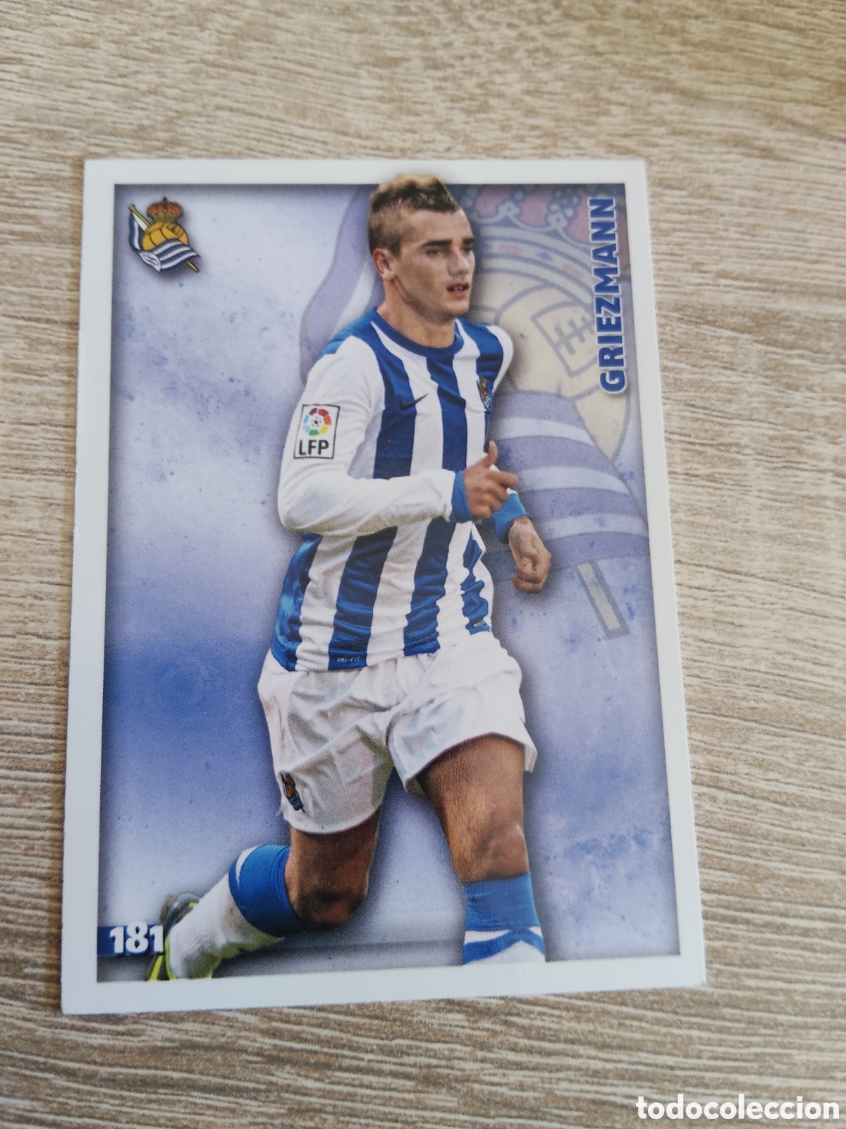 Cromos de f&uacute;tbol: Mundicromo las fichas de la liga 2015 181 Griezmann baja Real Sociedad