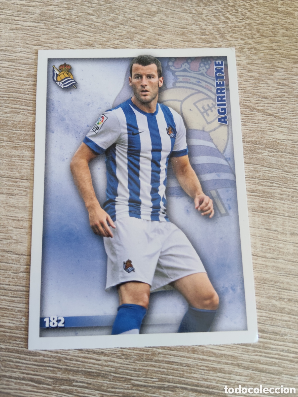 Cromos de f&uacute;tbol: Mundicromo las fichas de la liga 2015 182 Agirretxe Real Sociedad