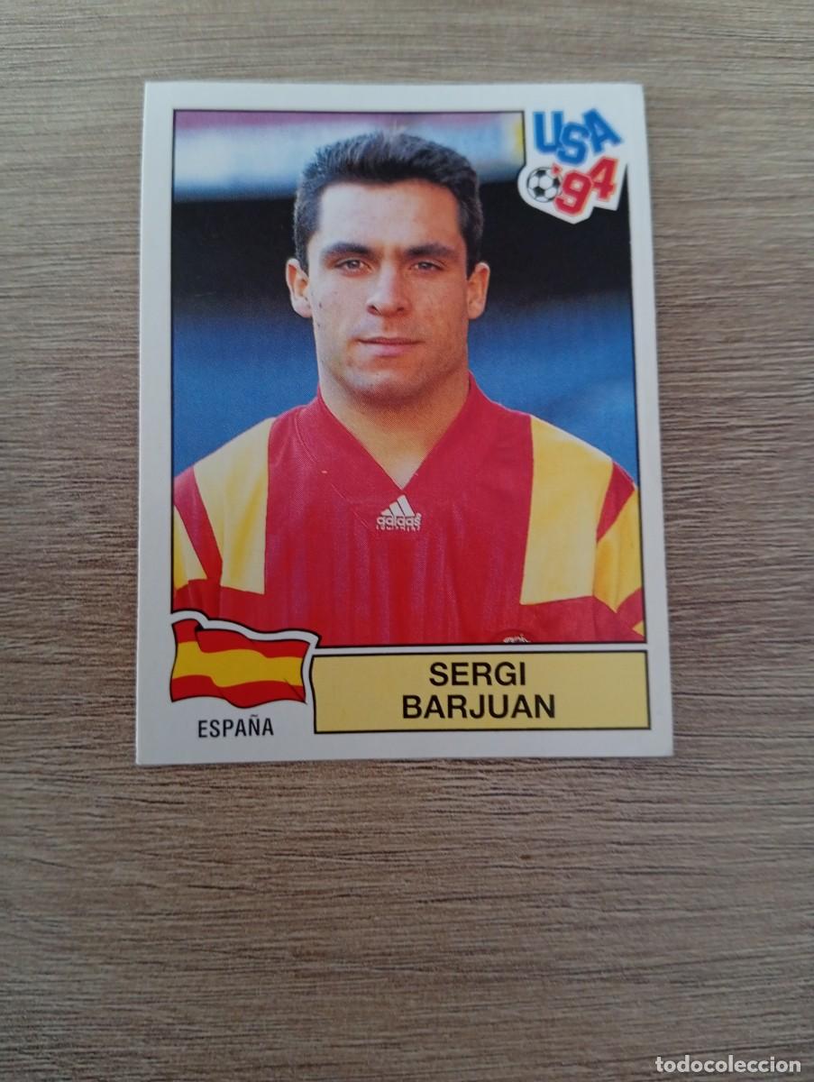 Cromos de f&uacute;tbol: SERGI BARJUAN 193 ESPA&Ntilde;A MUNDIAL USA 94 1994 SIN PEGAR NUNCA PEGADO