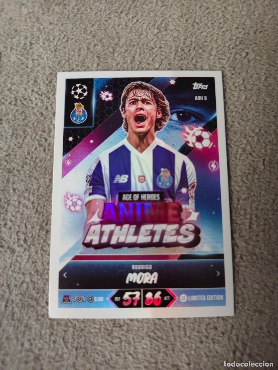 Cromos de f&uacute;tbol: AOH8 MATCH ATTAX 26/27 RODRIGO MORA FC PORTO LIMITED EDITION ANIME ATHLETES 2026 2027 TOPPS AAU