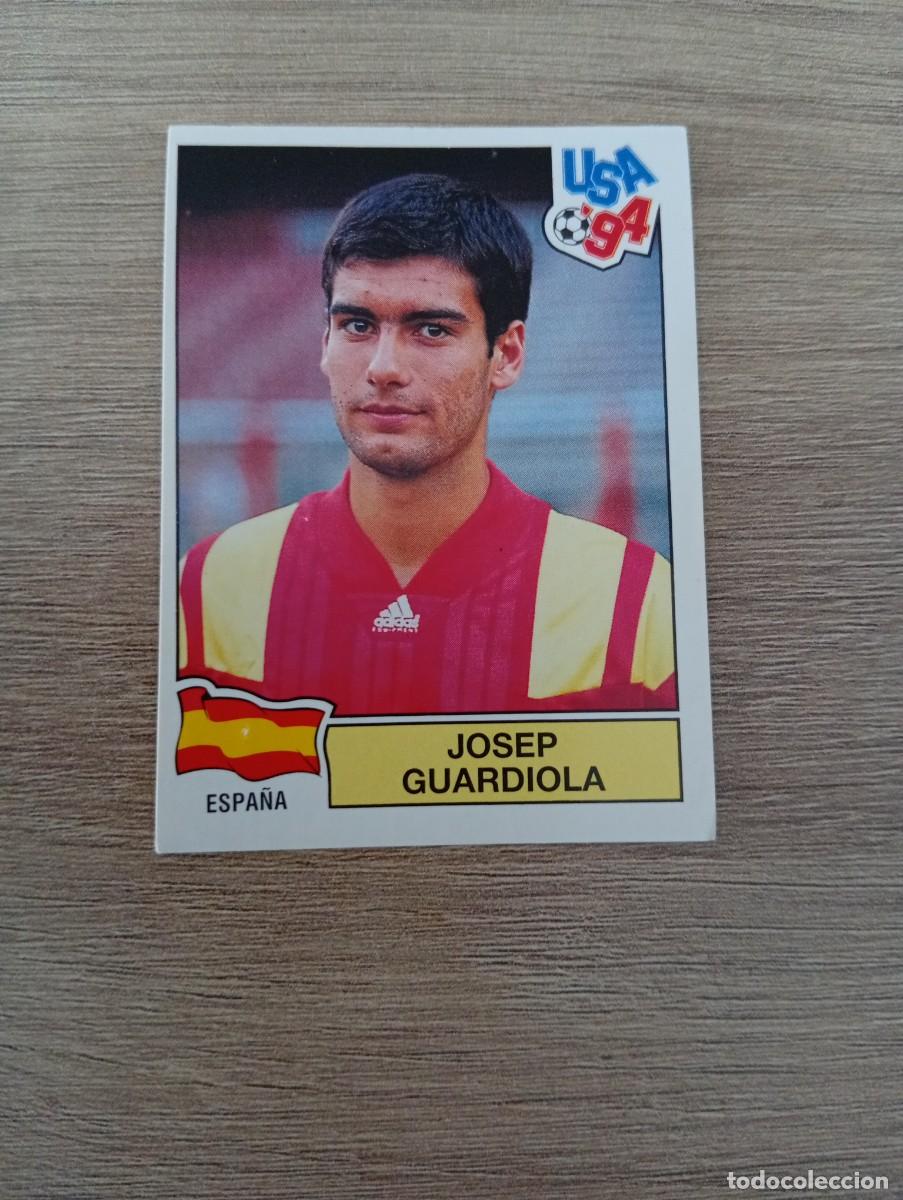 Football Stickers: JOSEP GUARDIOLA 195 ESPA&Ntilde;A MUNDIAL USA 94 1994 SIN PEGAR NUNCA PEGADO