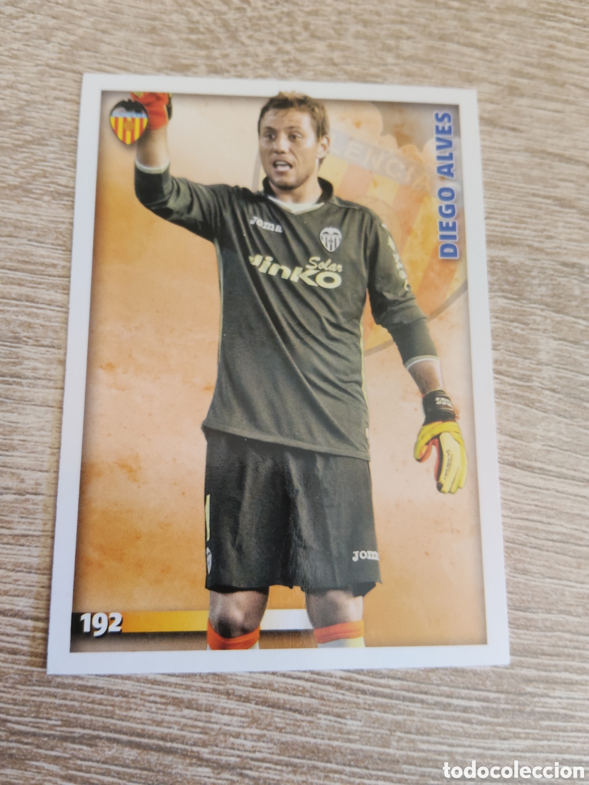 Football Stickers: Mundicromo las fichas de la liga 2015 192 Diego Alves Valencia