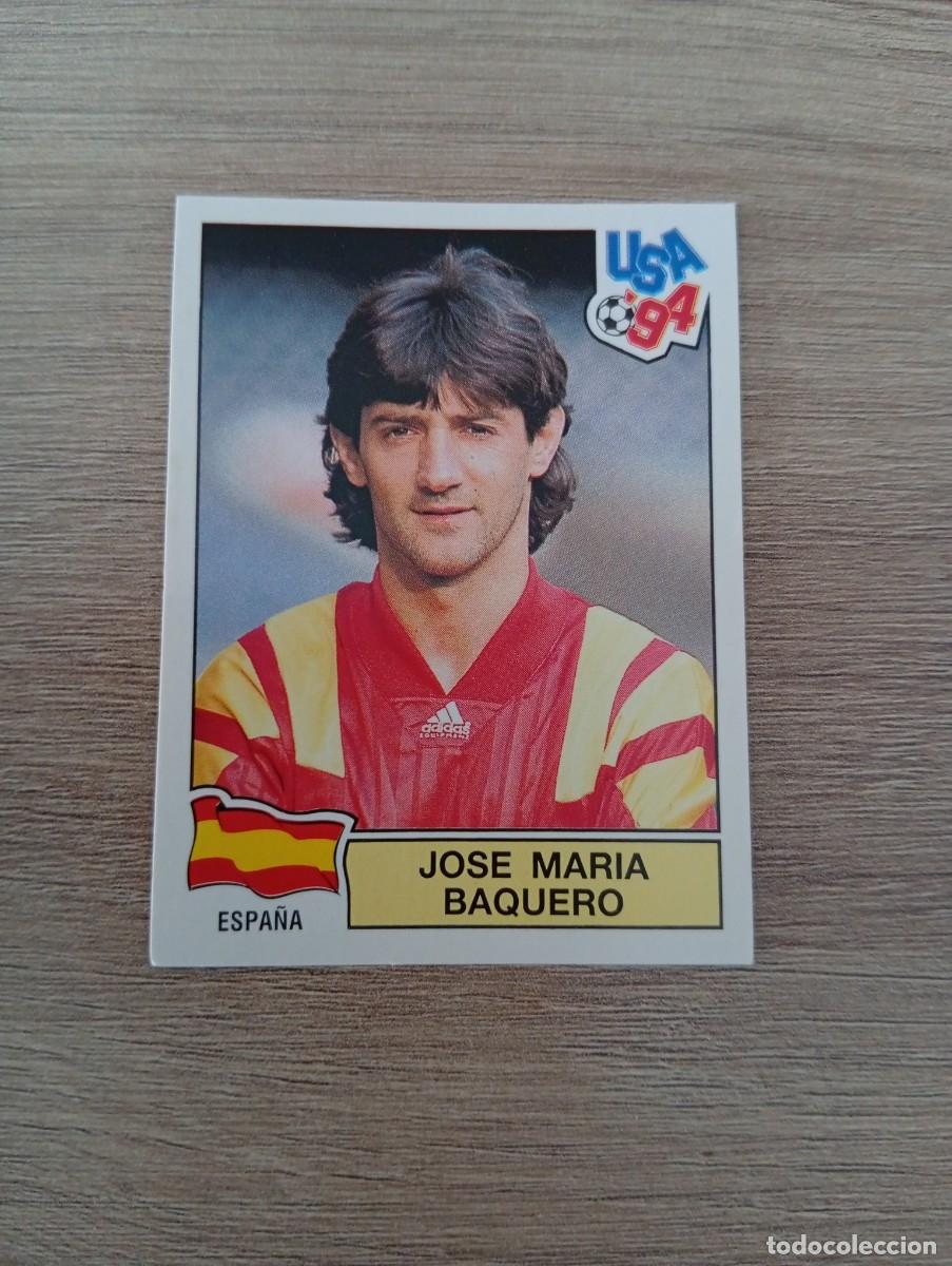 Football Stickers: JOSE MARIA BAQUERO 196 ESPA&Ntilde;A MUNDIAL USA 94 1994 SIN PEGAR NUNCA PEGADO