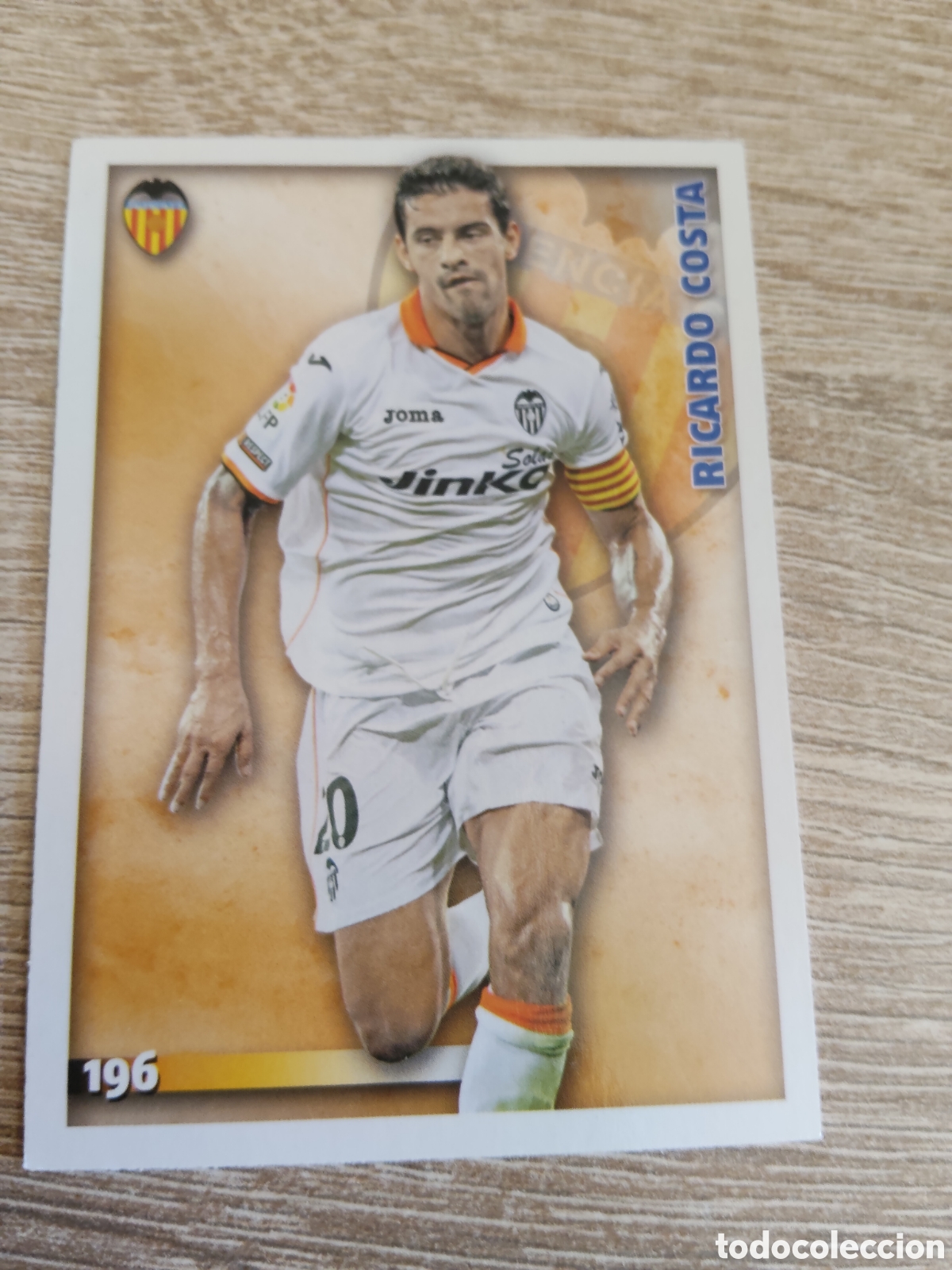 Football Stickers: Mundicromo las fichas de la liga 2015 196 Ricardo Costa Valencia