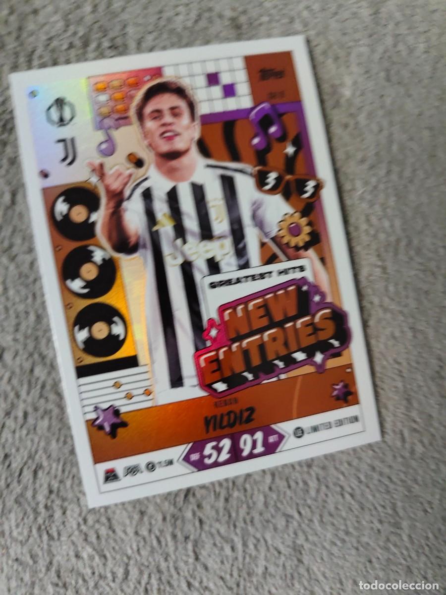 Football Stickers: GH8 MATCH ATTAX 26/27 KENAN YILDIZ JUVENTUS LIMITED EDITION NEW ENTRIES 2026 2027 TOPPS AAU