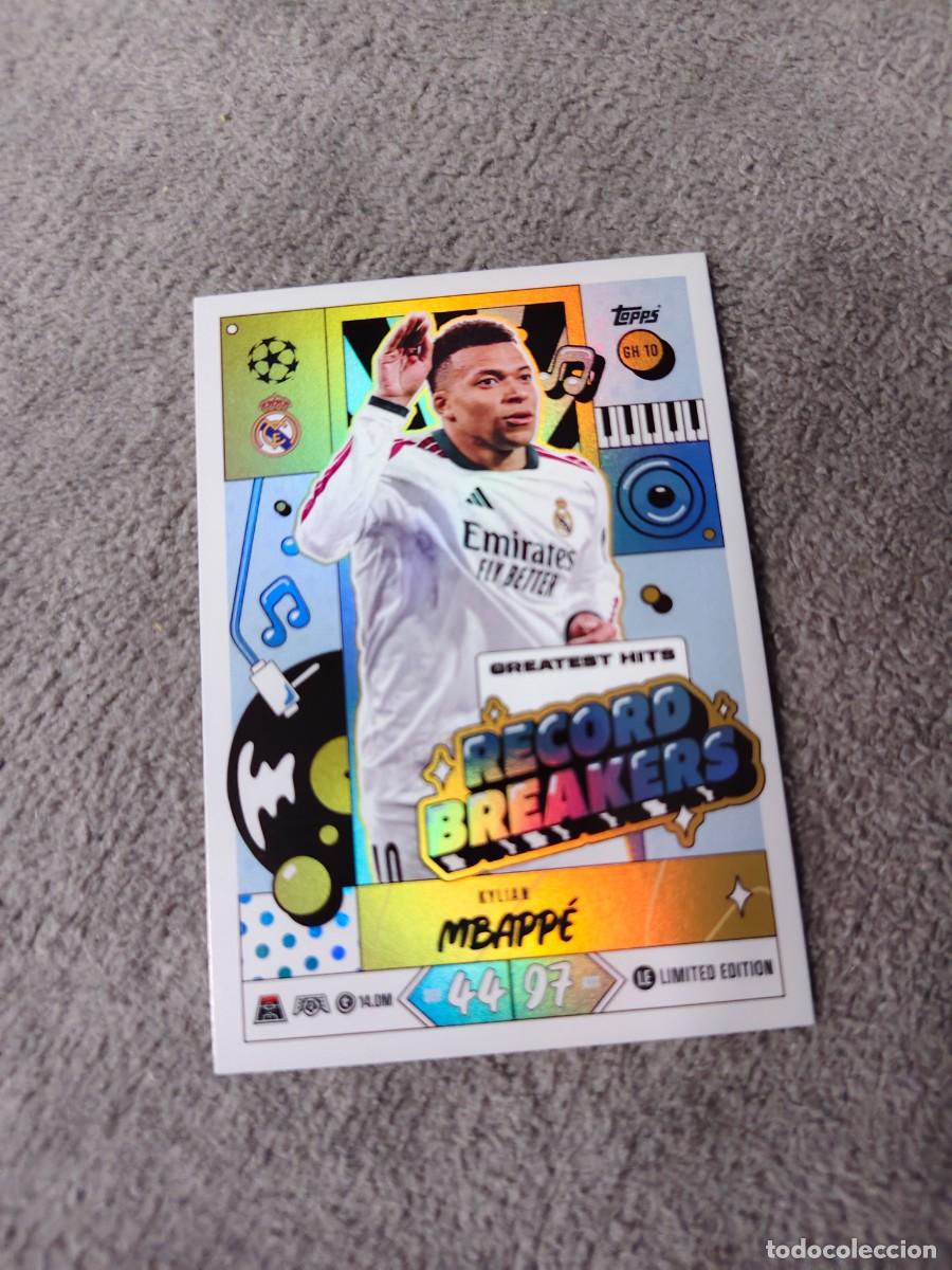 Football Stickers: GH10 MATCH ATTAX 26/27 KYLIAN MBAPP&Eacute; REAL MADRID CF LIMITED EDITION RECORD BREAKERS 2026 2027 TOPPS