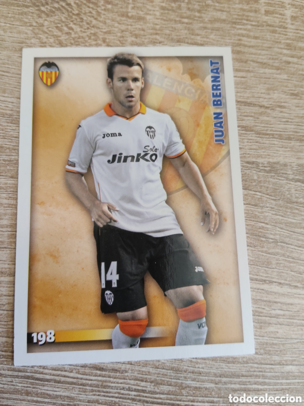 Cromos de Futebol: Mundicromo las fichas de la liga 2015 198 Juan Bernat baja Valencia
