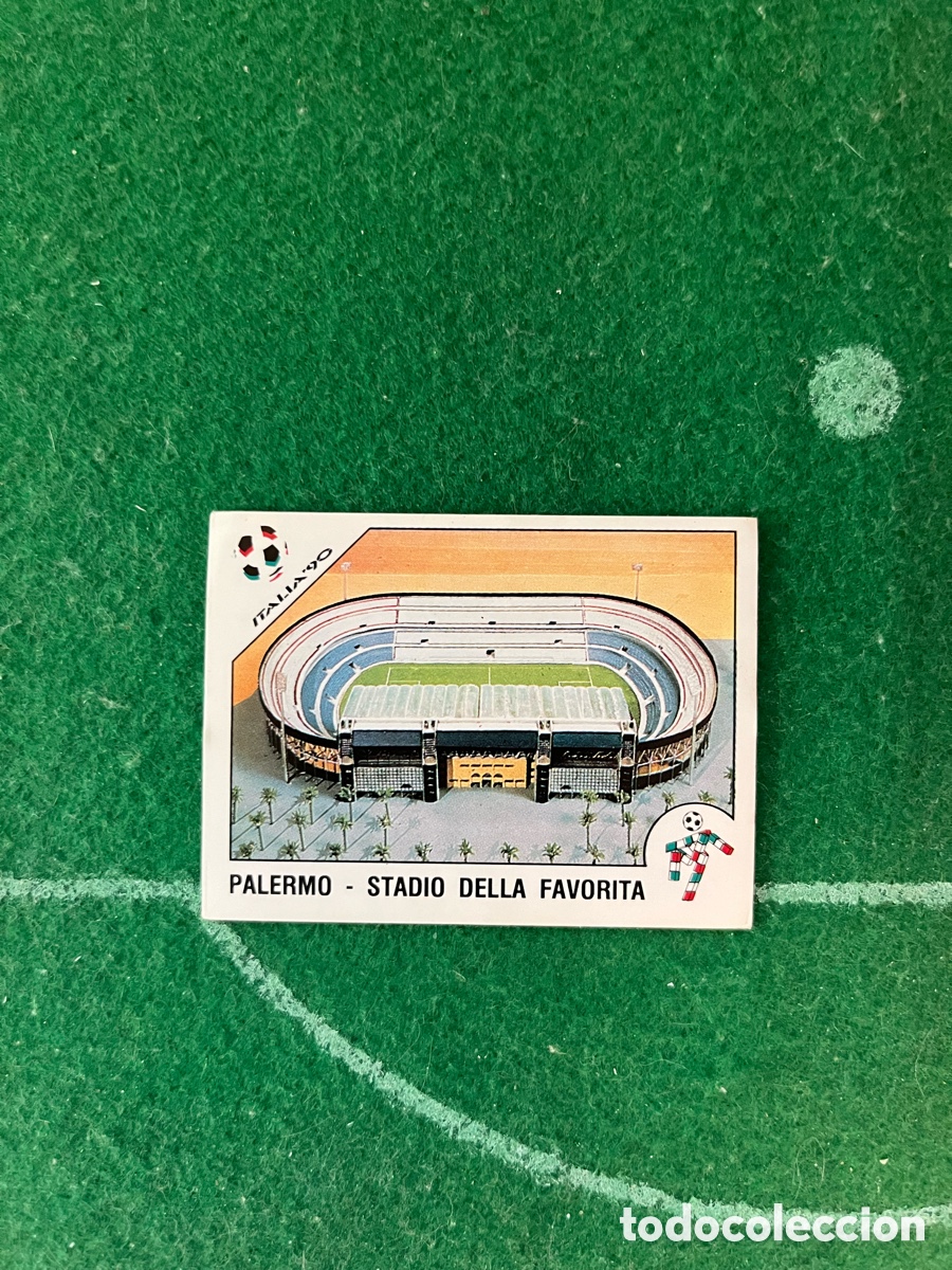 Figurine di Calcio: 37 PALERMO STADIO DELLA FAVORITA MUNDIAL 1990 PANINI ESTADIO