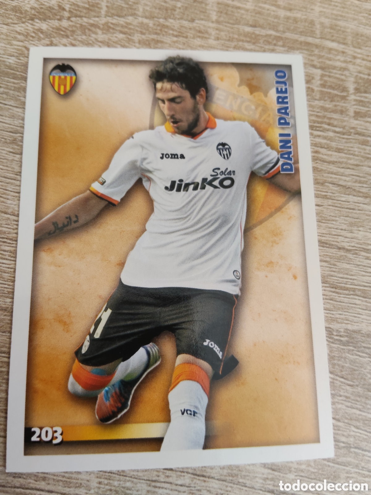 Figurine di Calcio: Mundicromo las fichas de la liga 2015 203 Dani Parejo Valencia