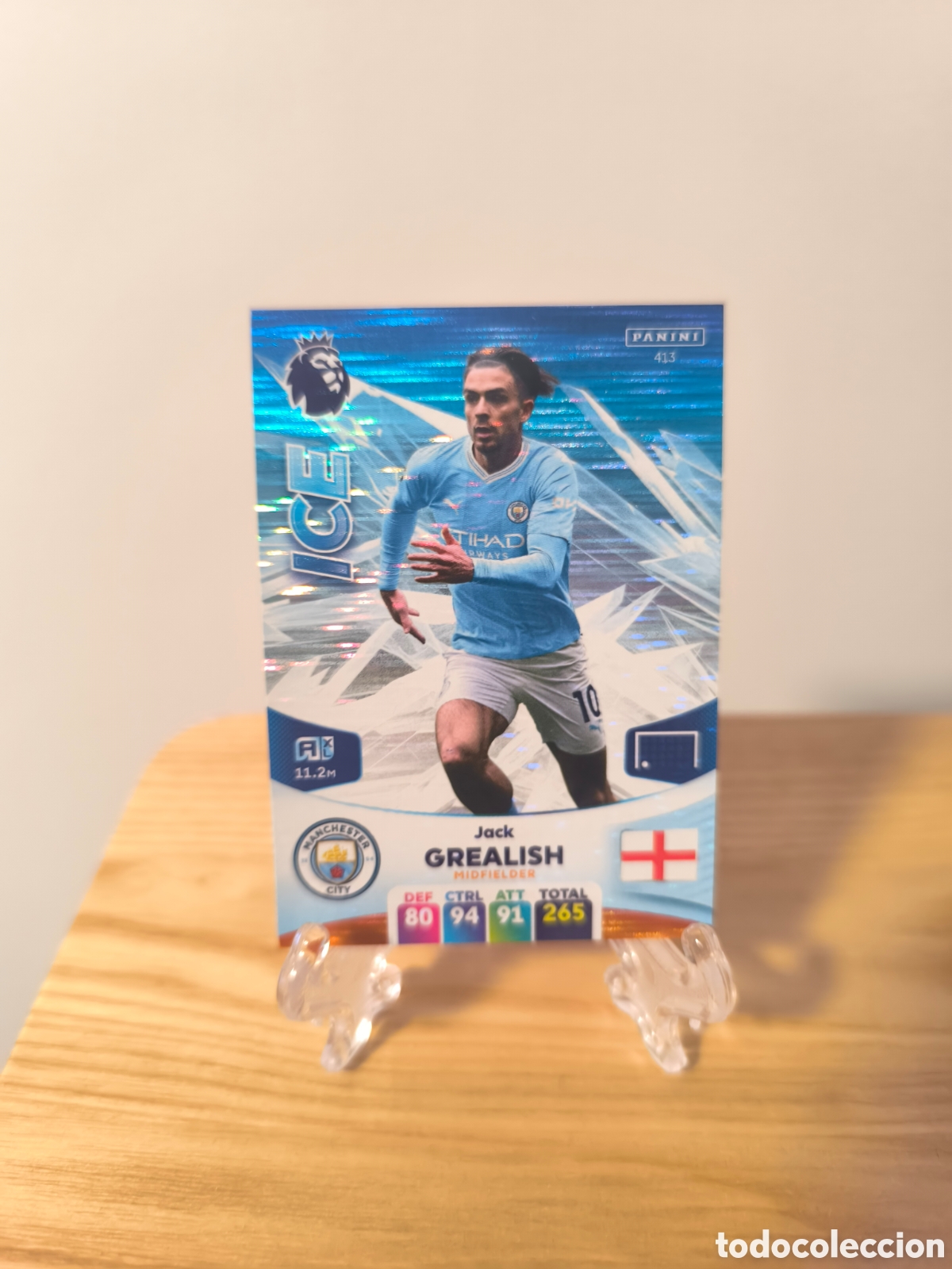 Cromos de f&uacute;tbol: Jack Grealish ICE Panini Premier 2024 Manchester City