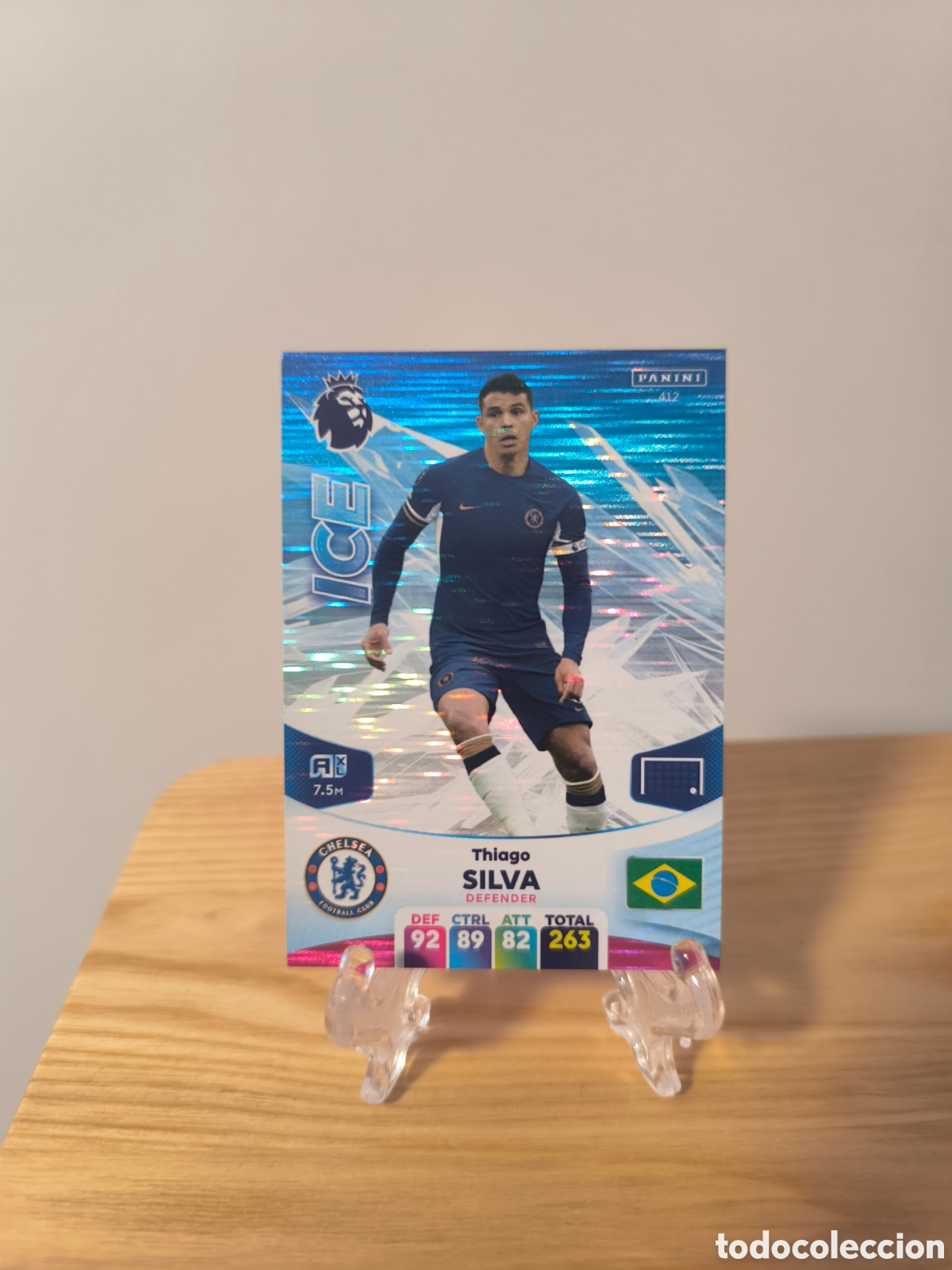 Cromos de f&uacute;tbol: Thiago Silva ICE Panini Premier League 2024 Chelsea
