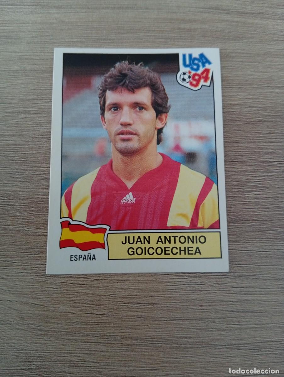 Cromos de f&uacute;tbol: JUAN ANTONIO GOICOECHEA 202 ESPA&Ntilde;A MUNDIAL USA 94 1994 SIN PEGAR NUNCA PEGADO