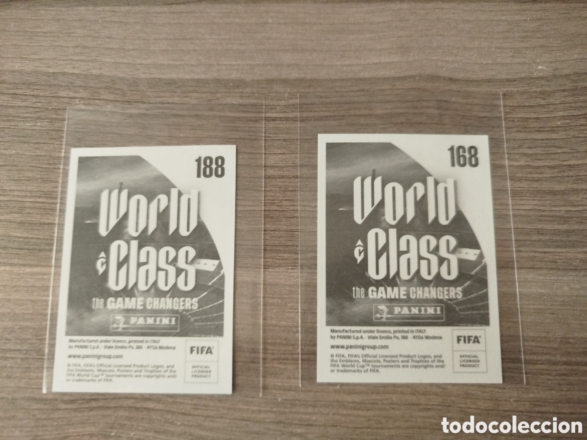 Cromos de f&uacute;tbol: PANINI.WORLD CLASS.ARGENTINA.MESSI (LOS 2 CROMOS) - Foto 2