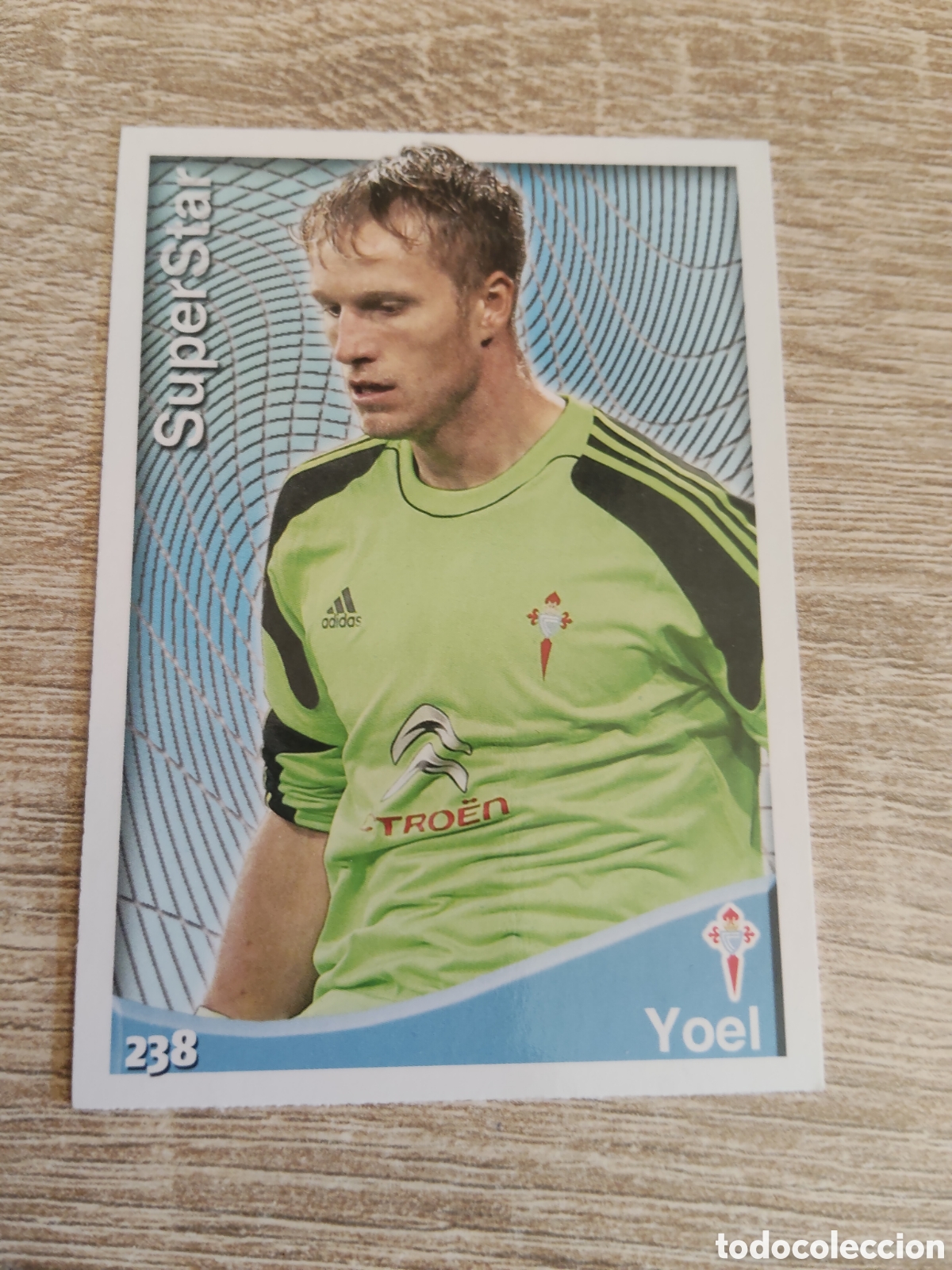 Cromos de f&uacute;tbol: Mundicromo las fichas de la liga 2015 238 Yoel super Star baja Celta de Vigo