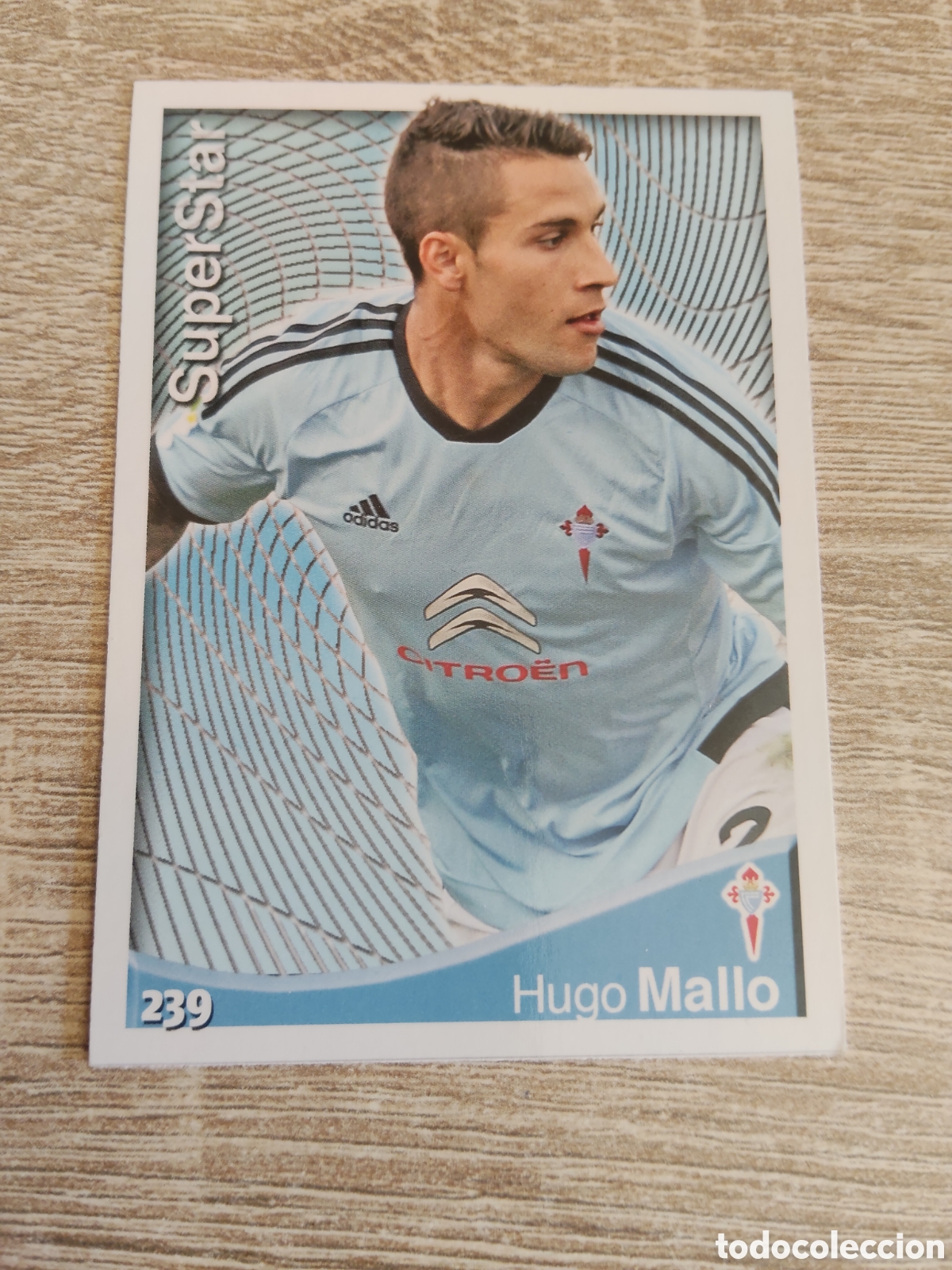 Cromos de f&uacute;tbol: Mundicromo las fichas de la liga 2015 239 Hugo Mallo super Star Celta de Vigo