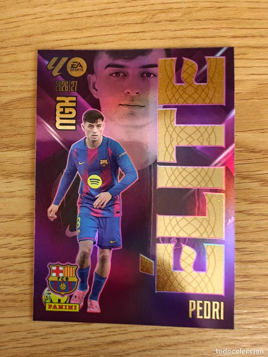 Cromos de f&uacute;tbol: Pedri 15 Elite Panini Megacracks 2026 2027 FC Barcelona 2026 2027