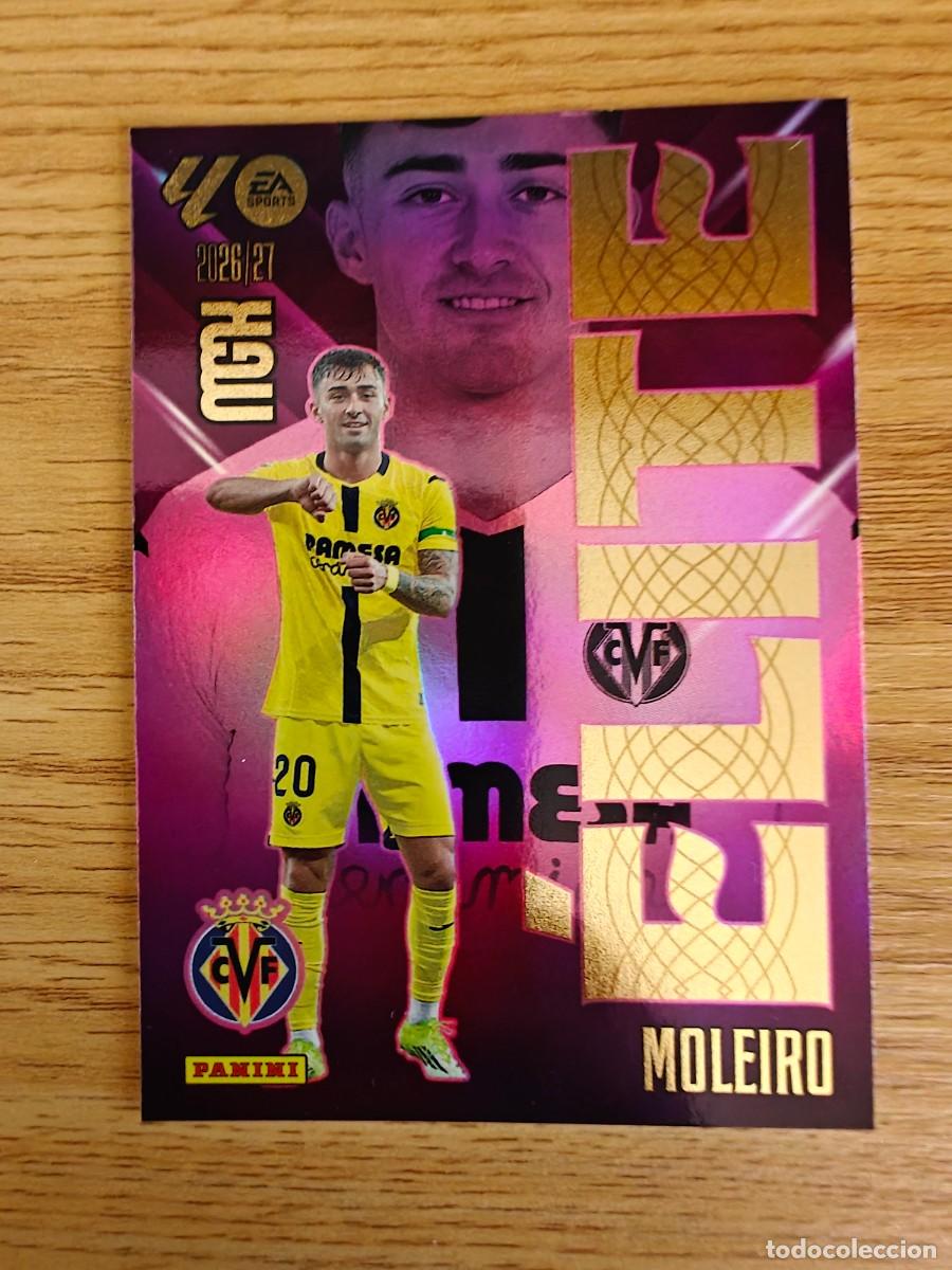Cromos de f&uacute;tbol: Moleiro 11 Elite Panini Megacracks 26 27 Villarreal CF 2026 2027
