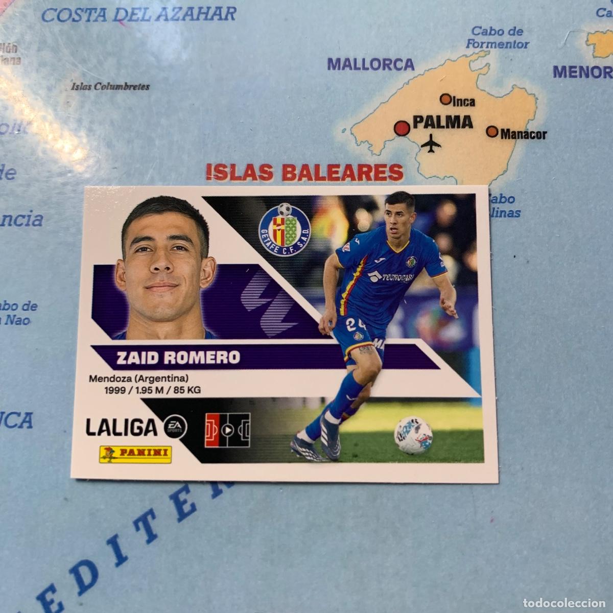 Cromos de f&uacute;tbol: Zaid Romero n&uacute;mero 9 del Getafe cromo liga este 26-27 2026-2027