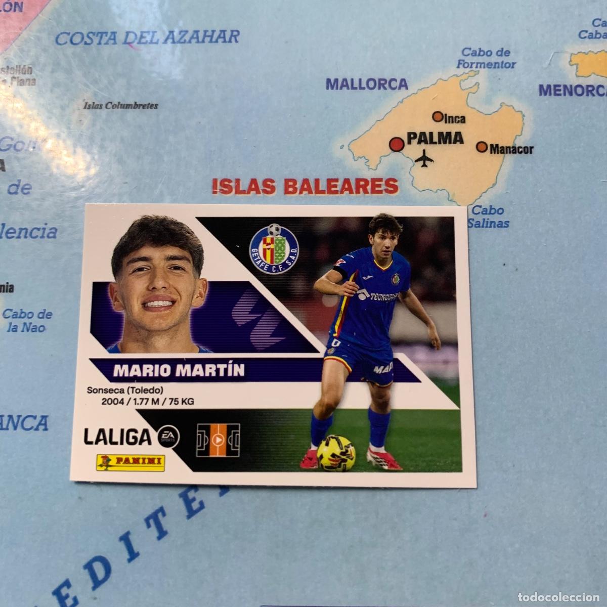 Cromos de f&uacute;tbol: Mario mart&iacute;n n&uacute;mero 11 del Getafe cromo liga este 26-27 2026-2027