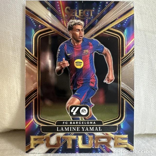 Cromos de f&uacute;tbol: Lamine Yamal #23 Insert Future Panini Select La Liga Soccer 2025 2026 FC Barcelona