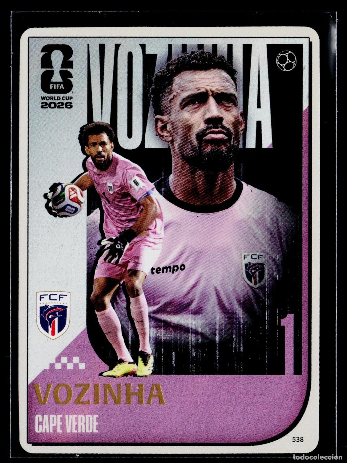 Cromos de f&uacute;tbol: Vozinha #538 Cabo Verde Cromo Panini FIFA World Cup 2026