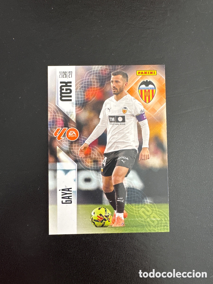 Cromos de f&uacute;tbol: GAYA VALENCIA NUMERO 351 MEGACRACKS 2026 2027