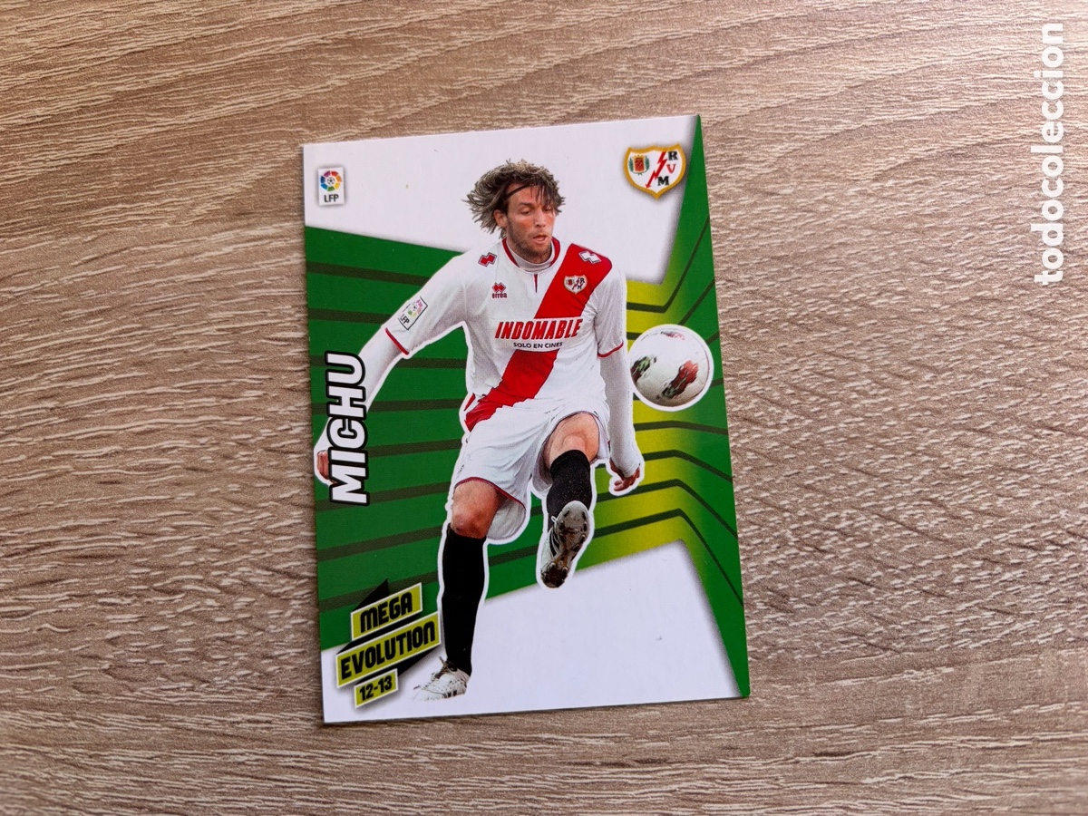 Cromos de f&uacute;tbol: 402 MICHU MEGA EVOLUTION RAYO VALLECANO PANINI MEGACRACKS MGK 2012 2013 12 13